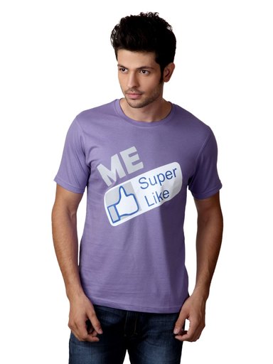 Myntra Men Purple T-shirt