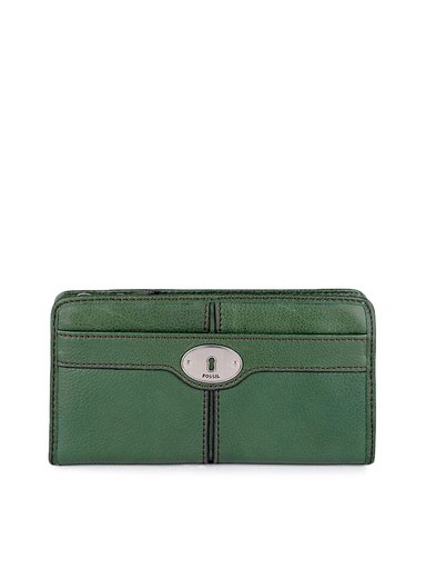 Fossil Women Green Wallet
