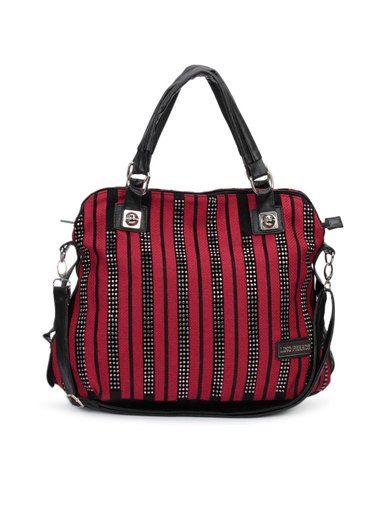 Lino Perros Women Sequins Red Handbag