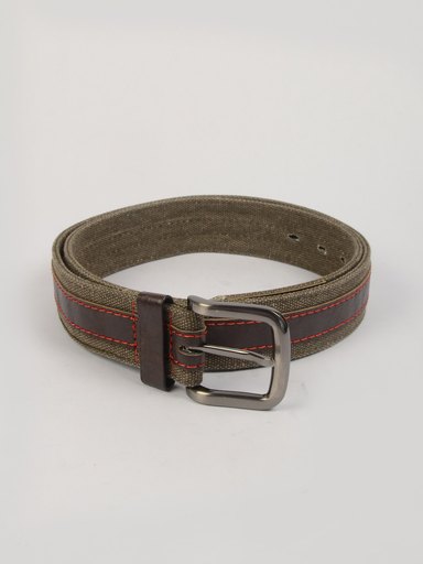 Fastrack Unisex Khaki Brown Canvas Belts