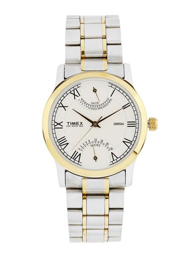 Timex Men White Dial Chronograph Watch