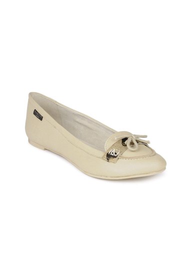 Carlton London Women Cream Shoes
