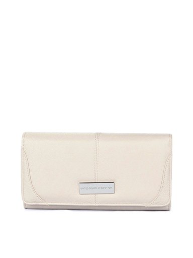 United Colors of Benetton Women Cream Wallet