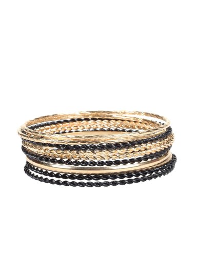 ToniQ Women Black Bangles