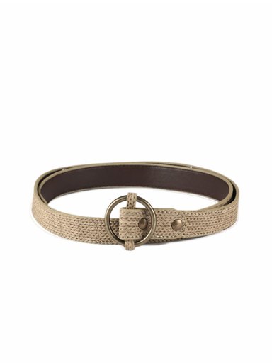 Baggit Women Choti Jhuti Beige Belt