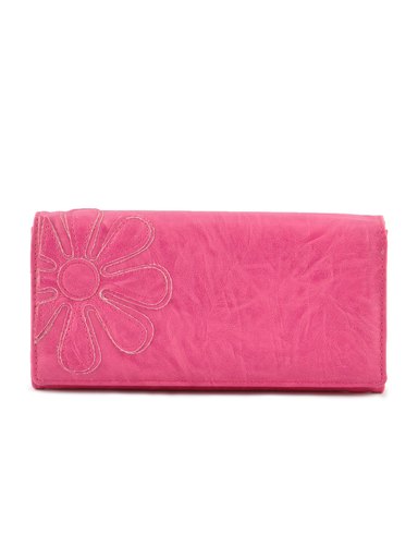 Lino Perros Women Flower Pink Wallet