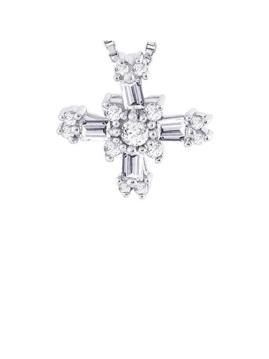 Lucera Women Silver Pendant with Chain