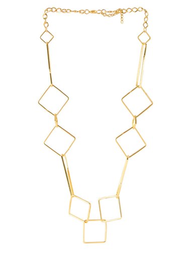 Pitaraa Golden Frame Necklace