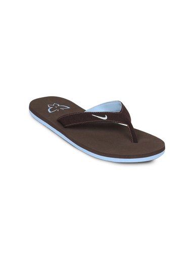 Nike Women's Butterfly Thong Brown Flip Flop