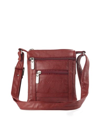 Lino Perros Maroon Women Casual Sling Bag