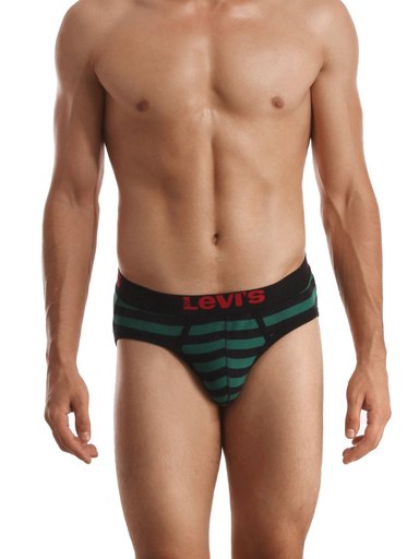 Levis Men Black & Green Brief