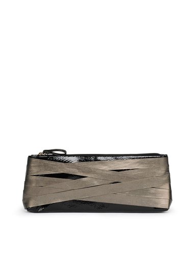 Baggit Women Roundup Crush Black Clutch