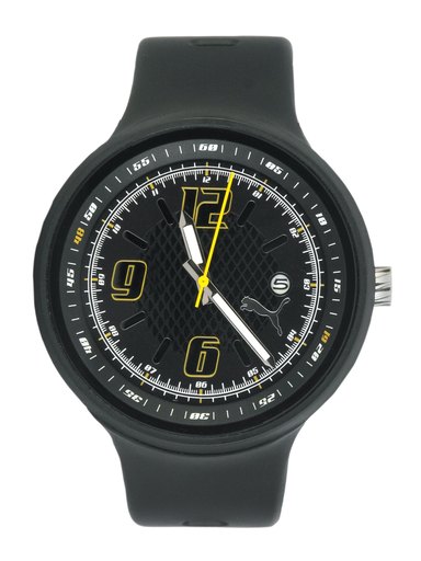 Puma Men Slick 3HD Yellow Black Watches