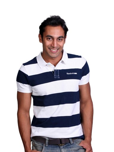 Reebok Men Blue Polo T-shirt