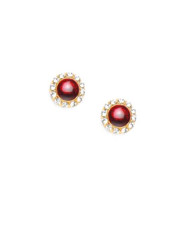 Adrika Maroon Earrings