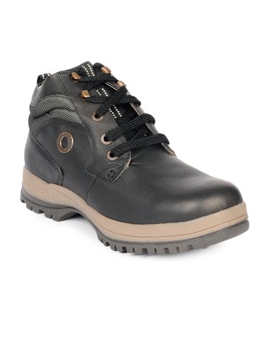 Red Chief Men Black Shoes