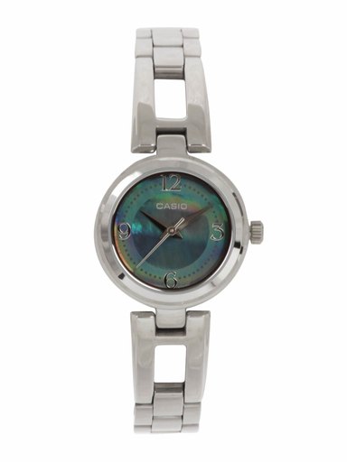 CASIO ENTICER Women Green Dial Analogue Watch A631