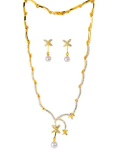 Estelle Women Gold Jewellery Set
