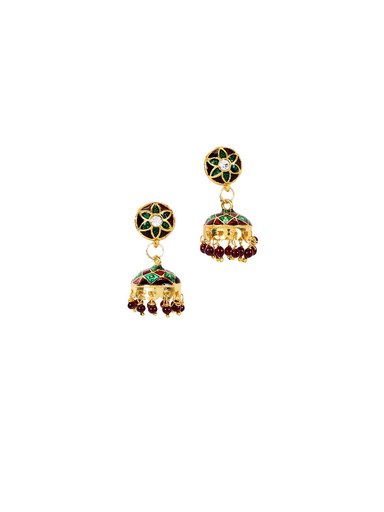 Adrika Green Earrings