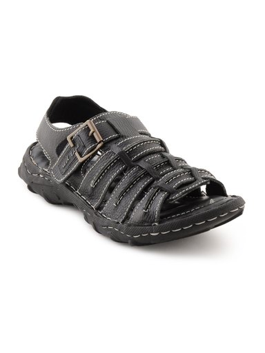 Red Tape Men Casual Black Sandals