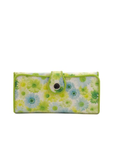 Lino Perros Women Sequin Green Wallet