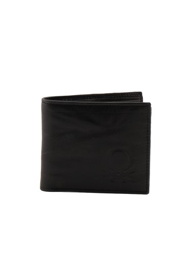 United Colors of Benetton Men Solid Black Wallets