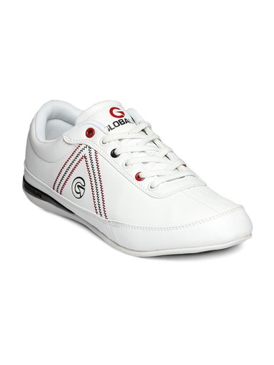 Globalite Men White Max Shoes