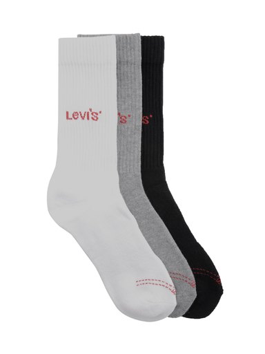 Levis Men Full Cushion Crew Pack of 3 Socks