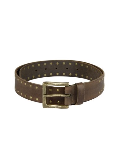 Wrangler Men Brown Leather Belt