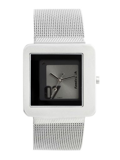 Fastrack Women Steel Dial Watch