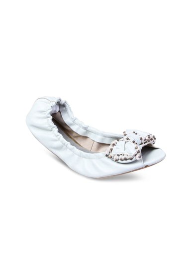 Carlton London Women White Ballerinas