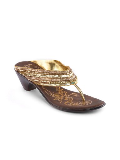 Catwalk Women Gold Heels