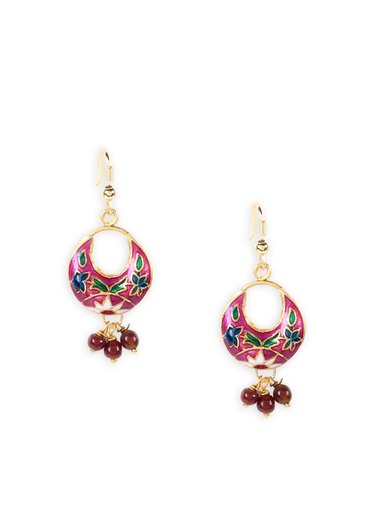 Adrika Pink Earrings