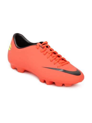 Nike Men Mercurial Victory III HG-V Orange Sports Shoes