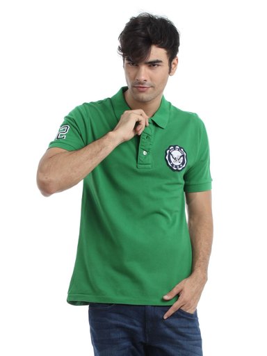 French Connection Men Green T-shirt