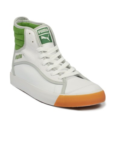 Puma Men's Manilla Hi White Shoe