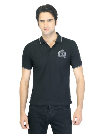 Classic Polo Men Black T-shirt