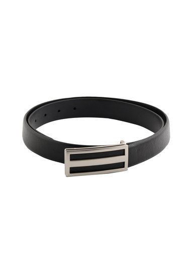 United Colors of Benetton Men Solid Black Belt